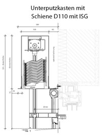 Unterputzkasten mit FS D110 mit ISG Unterputzkasten mit FS D110 mit ISG