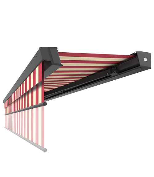 EFFECT SQUARE - die Kassettenmarkise in modernen SQUARE Design