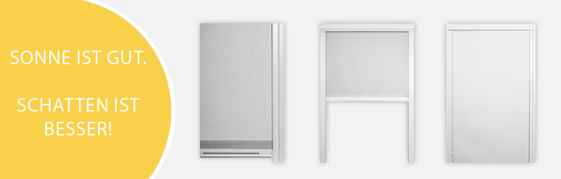 SOLTEX - Das textile Sonnenschutzrollo.